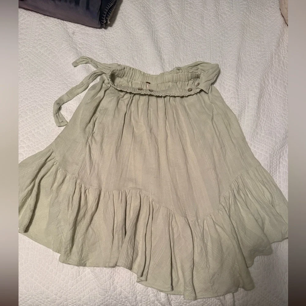Free people light green skirt - Picture 2 of 5